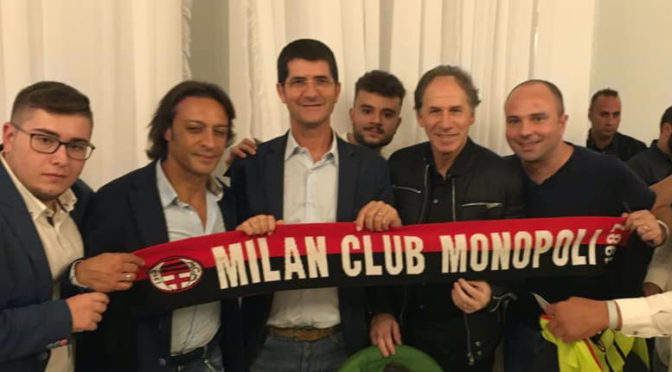 IL MILAN CLUB MONOPOLI INCONTRA LA STORIA