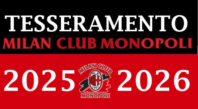 TESSERAMENTO 2025-2026